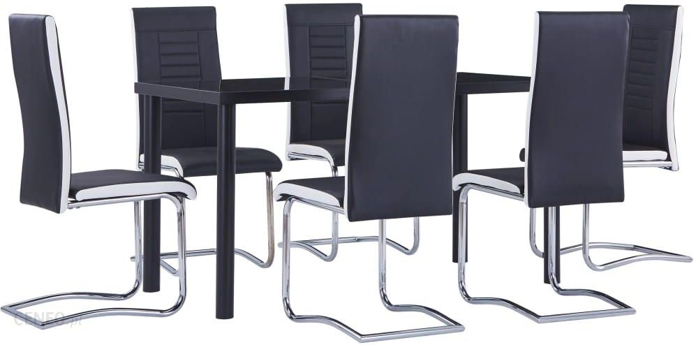 i-vidaxl-7-czesciowy-zestaw-jadalniany-obity-sztuczna-skora-czarny